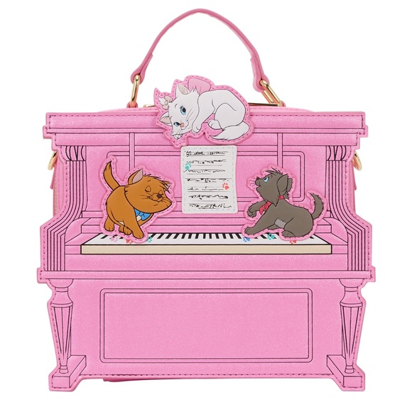 Loungefly Handbags - Disney The Aristocats Figural Piano Loungefly Crossbody Bag NWT